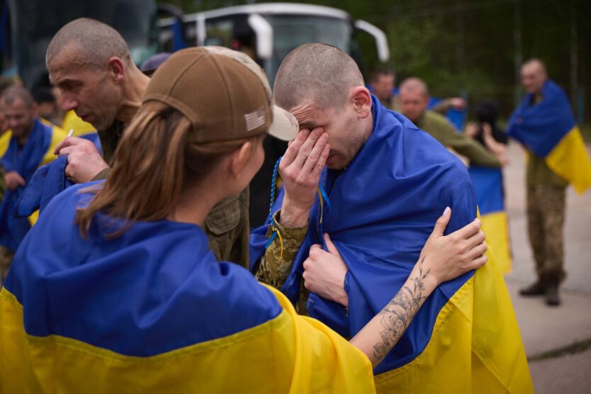 Обмін полоненими / Фото: Телеграм Володимира Зеленського