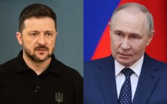 Володимир Зеленський та Володимир Путін / Фото: AAP