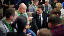 Владимир Александрович в теплом кругу соратников