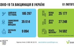 Статистика по коронавирусу на утро 2 февраля, пандемия коронавируса, коронавирус в Украине