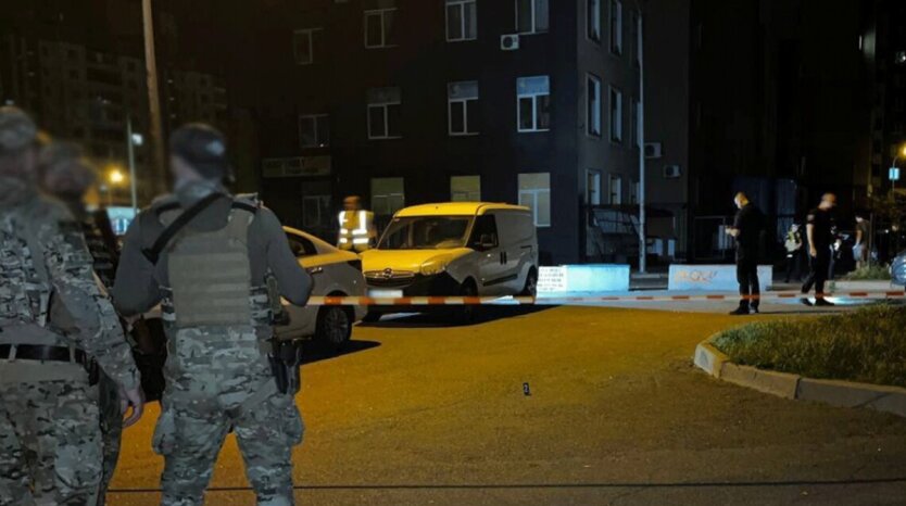 У Києві на Троєщині чоловік уночі підірвав гранату / Фото: прес-служба поліції