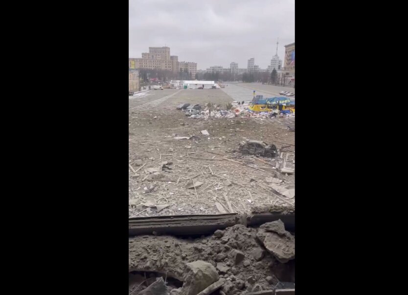Ракетный удар по центру Харькова, вторжение РФ в Украину, потиводействие агрессии РФ