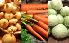 Цены на лук, морковь и капусту