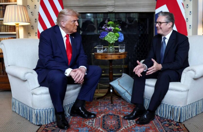 Дональд Трамп та Кір Стармер