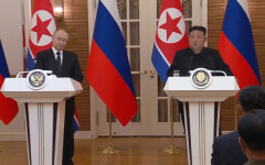 Владимир Путин и Ким Чен Ын