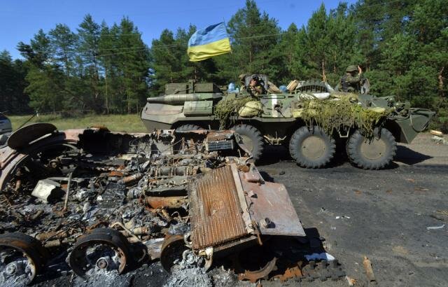Украинская армия под Славянском2