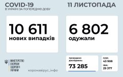 Статистика по коронавирусу на 11 ноября