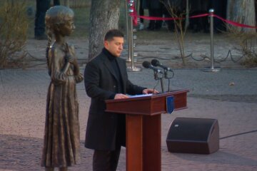 Владимир Зеленский на церемонии памяти жертв Голодомора