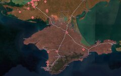 Оккупиррованный Крым, карта DeepState
