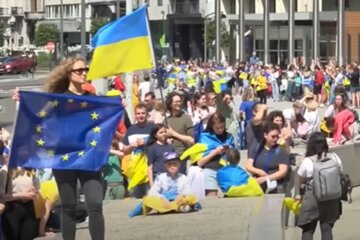 Вступление Украины в ЕС, статус кандидата, акции в поддержку, сбор подписей, европа