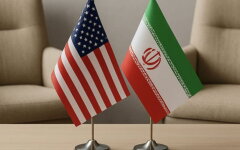 Флаги США и Ирана