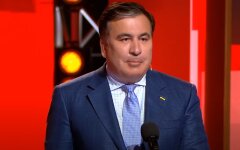 Михеил Саакашвили, Владимир Зеленский, президент