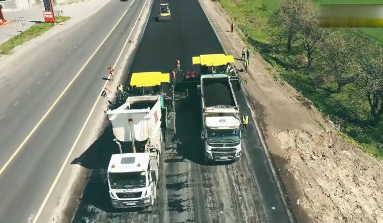 Ремонт дорог, Укравтодор, трасса М-05 Киев-Одесса