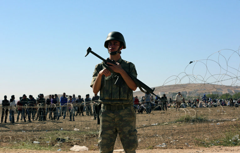 армия Турции_турецко-сирийская граница