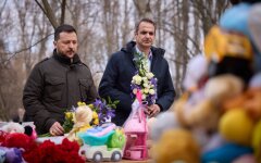 Володимир Зеленський і Кіріакос Міцотакіс