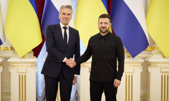 Володимир Зеленський та Дік Схооф