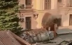 горит Министерство культуры, молодежи и спорта