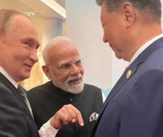 Володимир Путін, Нарендра Моді та Сі Цзіньпін