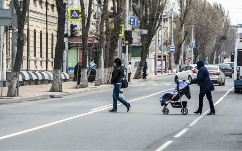 Штрафы для пешеходов в Украине