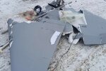 Обломки ударного дрона со Starlink