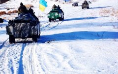 зима АТО танки украинская армия
