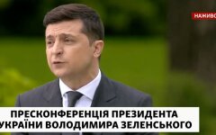 Владимир Зеленский, нормандская встреча, Путин, Меркель и Макрон, пресс-конференция