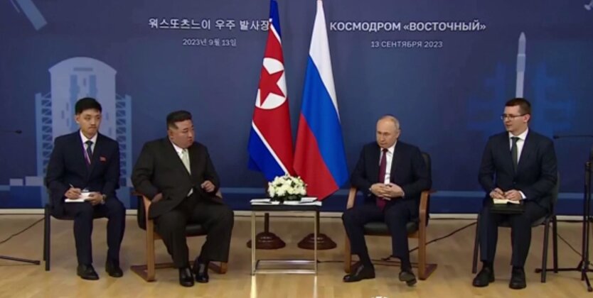 Переговоры Владимира Путина с Ким Чен Ыном