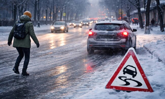 Погода в Україні, ожеледь