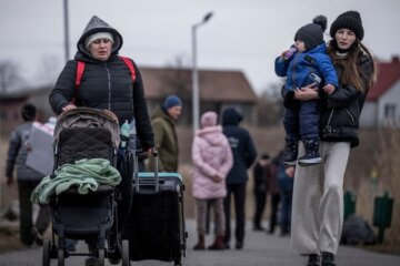 Украинские беженцы в ЕС