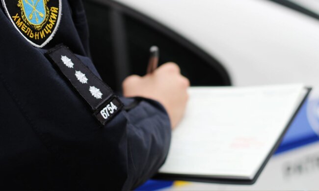 Нарушение ПДД / Фото Национальной полиции