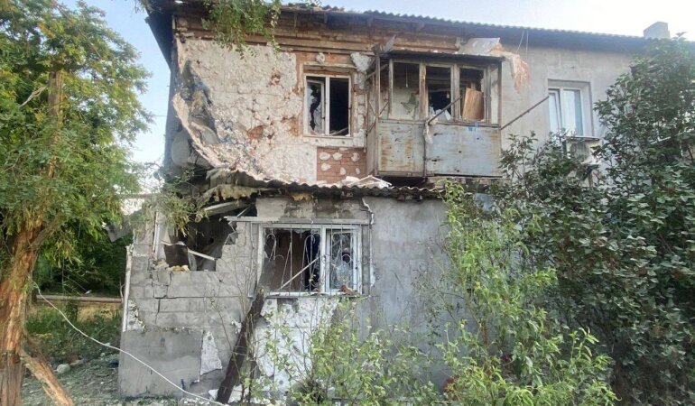 Обстрел Никополя