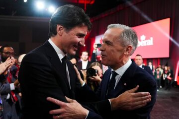 Джастин Трюдо и Марк Карни