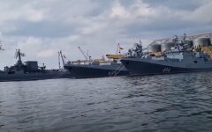 Военные корабли ЧФ РФ в Севастополе, взрывы в крыму