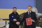 Владимир Зеленский и Эммануэль Макрон