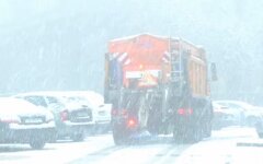 Снежная зима в Украине