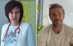 Бекхэм отдал свой Instagram харьковскому врачу, чтобы показать правду про войну в Украине