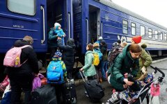 Евакуація українців / Фото: t me UkrzalInfo