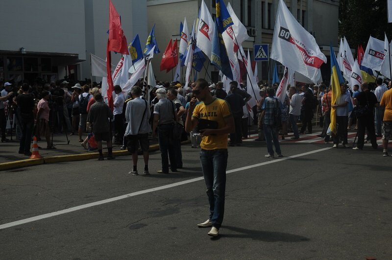 Митинг оппозиции у МВД 18 июля