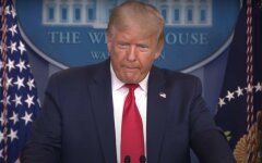 Дональд Трамп и Роберт Трамп,Президент США,Белый дом,умер брат президента США