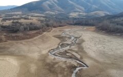 Аянское водохранилище, пересохло, аннексированный Крым