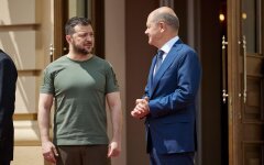 Владимир Зеленский и канцлер Шольц