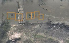Утопленные танки под Белогоровкой