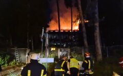 Пожар в Киеве , пожар, ресторан