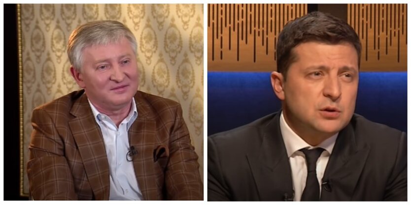 Ринат Ахметов и Владимир Зеленский, конфликт