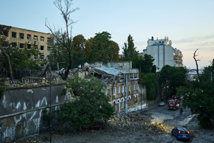 Последствия удара России по Одессе / Фото: Телеграм главы Одесской ОВА