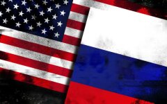 Россия США флаги