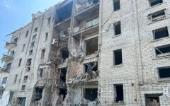 Ракетний удар по житловому будинку у Вознесенську.