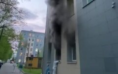 пожар в больнице, пожар коронавирус