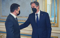 Владимир Зеленский и Энтони Блинкен в Офисе президента
