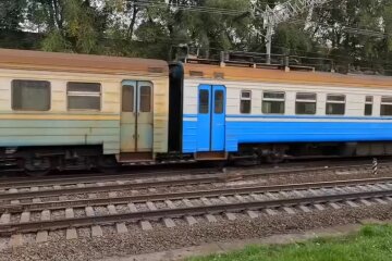 Киевская городская электричка: вагоны поезда